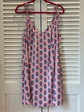Pretty Boho Pink Floral Dress NWT